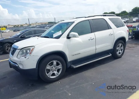 2008 GMC Acadia Slt-1 from USA, damaged, VIN 1GKER23708J148904
